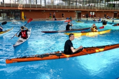 Rettungsübungen in der Uni-Halle