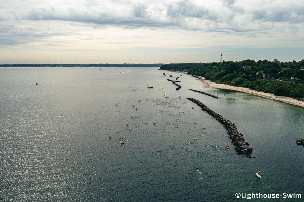 Das erste Lighthouse Swim Open Water Kiel.